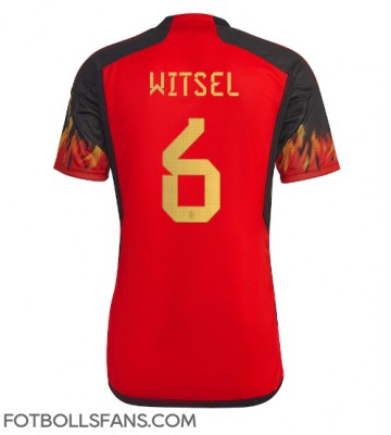 Belgien Axel Witsel #6 Replika Hemmatröja VM 2022 Kortärmad